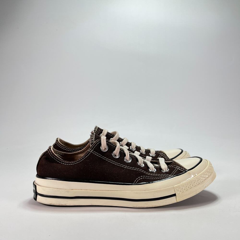 Converse Chuck 70 Low Dark Root Brown Low Top Sneakers 170554C Women's Size 7